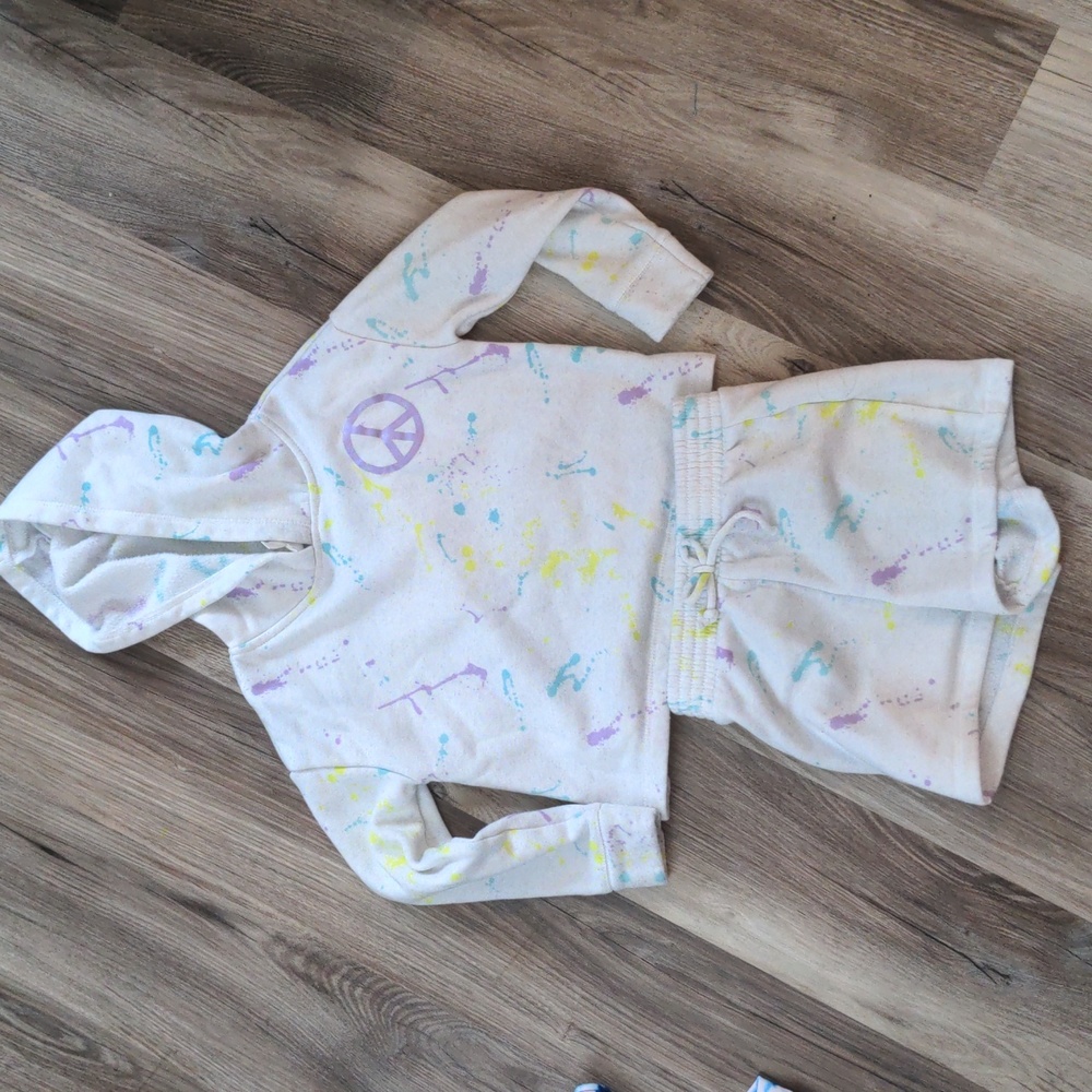 Cozy short and hoodie set